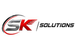 A logo graphic for 'SK Solutions Drive Prepared.' featuring stylized metallic silver and red 'SK' lettering with a black swoosh, alongside the words 'SOLUTIONS' and 'DRIVE PREPARED.